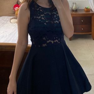 Navy blue dress
